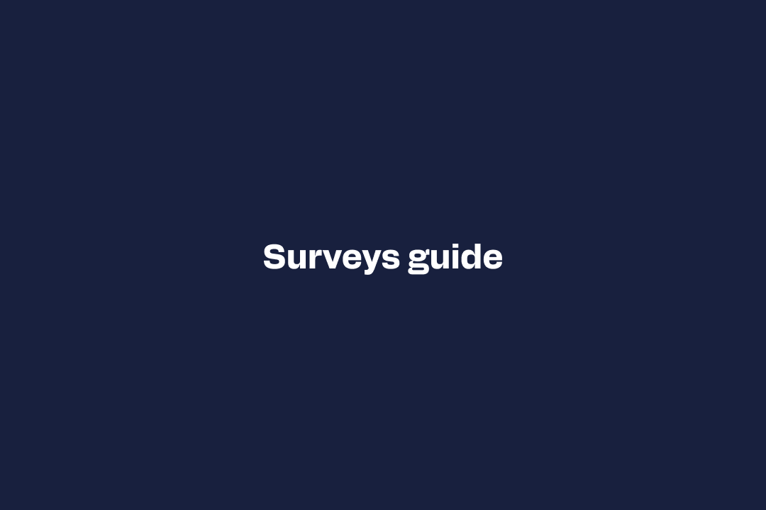 Survey guide