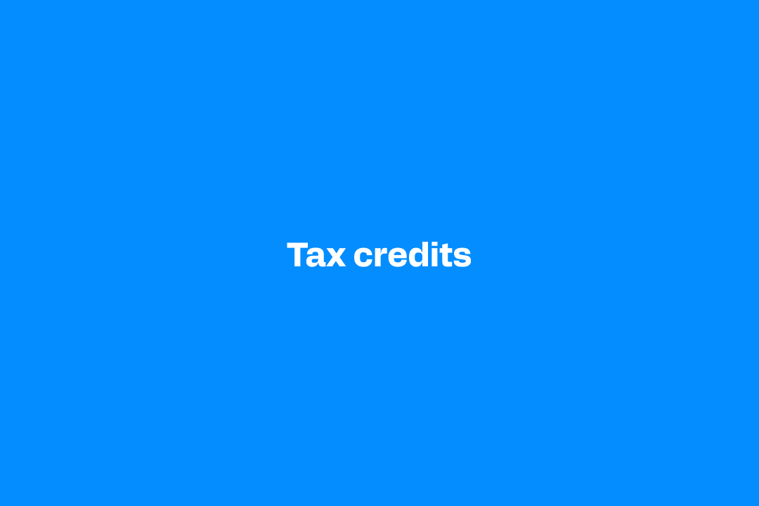 Tax credits article